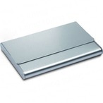 Reflects Business card box Halifax Silver