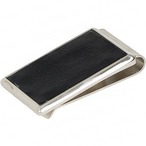 Black PU Money Clip