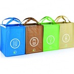 4 pcs recycle waste bags