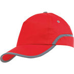 5 panel cap w/reflector