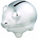 Chrome Piggy Bank