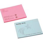100 x 75mm Stick It Note Pad Tinted/Brilliant Paper