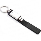2GB Leather Wrap USB Keyring